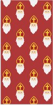 Affiche Sint - Sinterklaas - Mitre - Enfants - Garçons - Filles - 40x80 cm - Décoration Sinterklaas - Cadeau Sinterklaas - Cadeaux chaussures