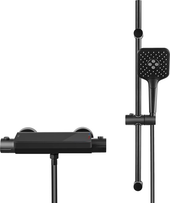 Lonheo max Doucheset - Thermostatische Douchekraan - Handdouche