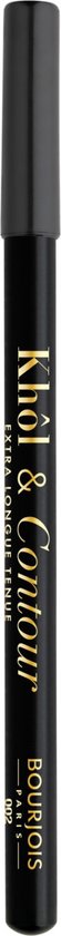 Bourjois Khol & Contour Extra Long Wear Oogpotlood - 002 Ultra Black