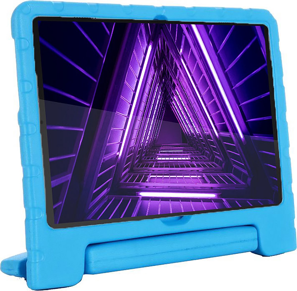 Cazy tablet Hoes Kinderen geschikt voor Lenovo Tab M10 Plus - Kinderhoes Tablet Classic - Blauw