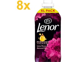Lenor – Serenity – Perfume Therapy – Lotus Flower & Diamon Figs – Wasverzachter – 8x 1200ml – XL PACK – 384 Wasbeurten - Voordeelverpakking