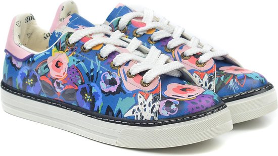 Baskets pour femmes GOBY Colored Roses - Chaussures pour femmes - Handgemaakt - Qualité Premium - Taille 37