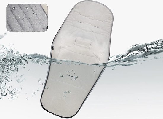Waterdichte voetbeschermer voor peuters - Wandelwagen voetenzak, winterbestendig, afneembaar, comfortabel en warm in roze van Merkloos — afbeelding 4