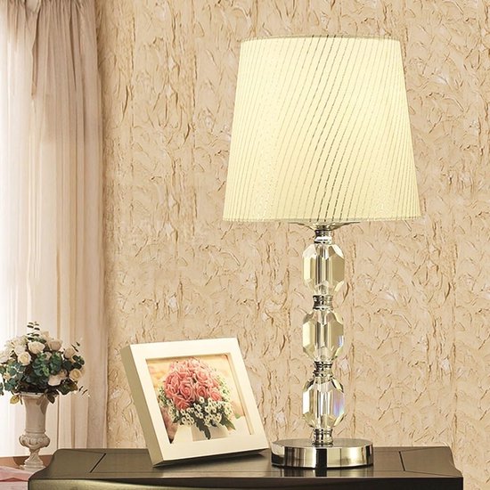 Empire wandlamp, messing/amber, kristalglas, staal, IP44