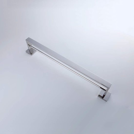 Dubbele Badkamer Handdoekhouder - Wandmontage - Gepolijst Chroom - 60 cm - Roestvrij Staal van Emco — afbeelding 4