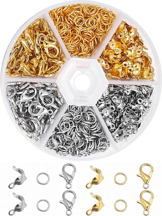Zilveren zakhorloge met ketting - dubbele opening met goud mechanisme Zilveren zakhorloge met ketting - dubbele opening met goud mechanisme