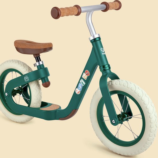 Loopfiets leren rijden - Groen | bol