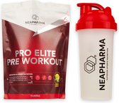 Neapharma Pre Workout - zeer effectief - No crash formule - 300g - 30 porties - PUMP boost - Fresh lemon smaak - Alles-in-één: Citruline, arginine, Beta alanine, tyrosine, Taurine, Glutamine