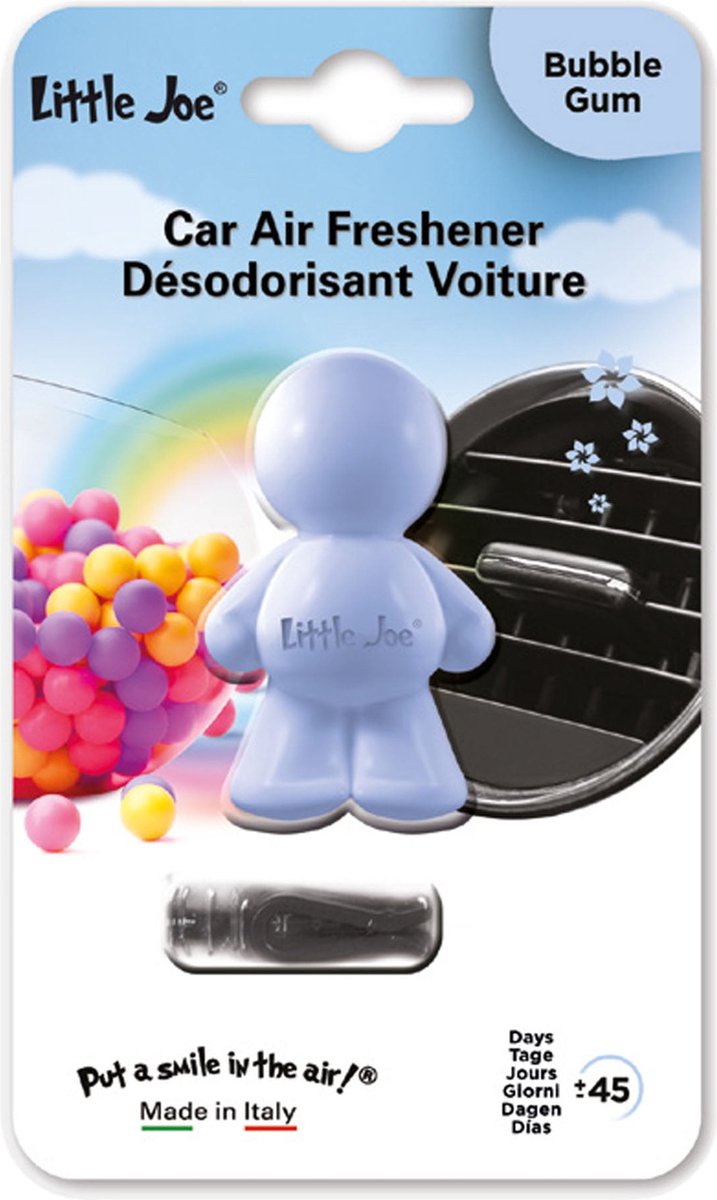 Little Joe autogeur - Bubble Gum - 45 dagen - autoluchtverFrisser