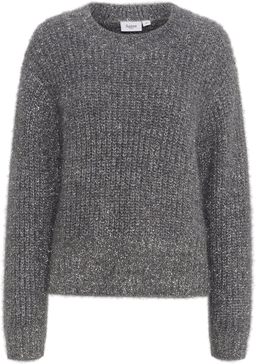 Saint Tropez HalfaSZ Trui - Silver