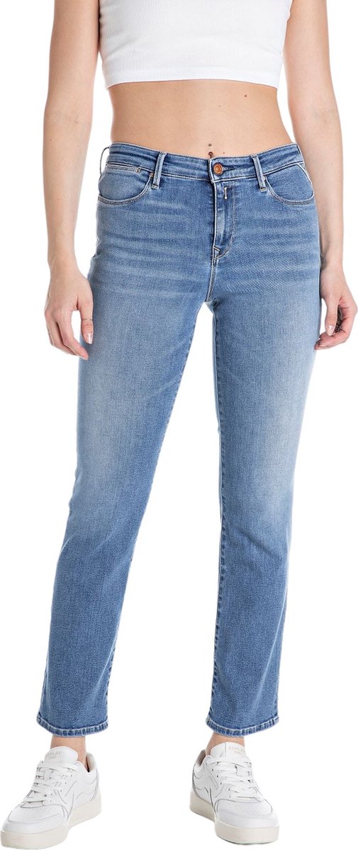 Replay Dames Jeans Broeken ZOLIE regular/straight Fit Blauw 25W / 32L Volwassenen