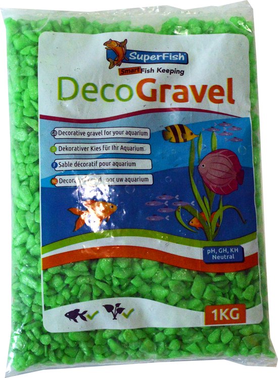 Superfish deco grind neon groen 1 kg