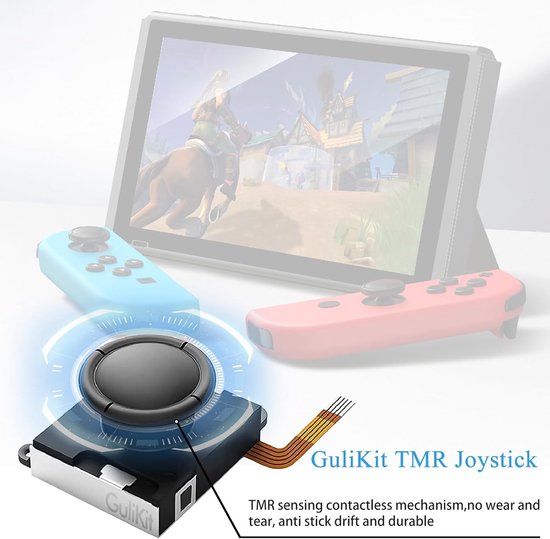 Joystick Vervanging - Thumbstick Reparatieset - Controller Reparatie - Geen Drift Hoge Precisie - 4 Kleuren Doppen — afbeelding 4