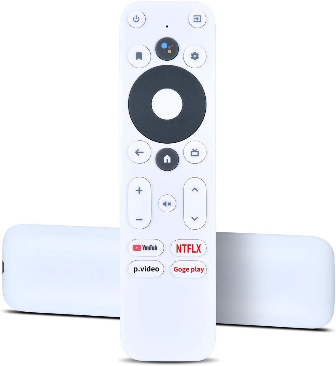 Spraakafstandsbediening - Universele afstandsbediening - Android TV bedienen - Ergonomisch ontwerp - 9 x 4 x 2 cm