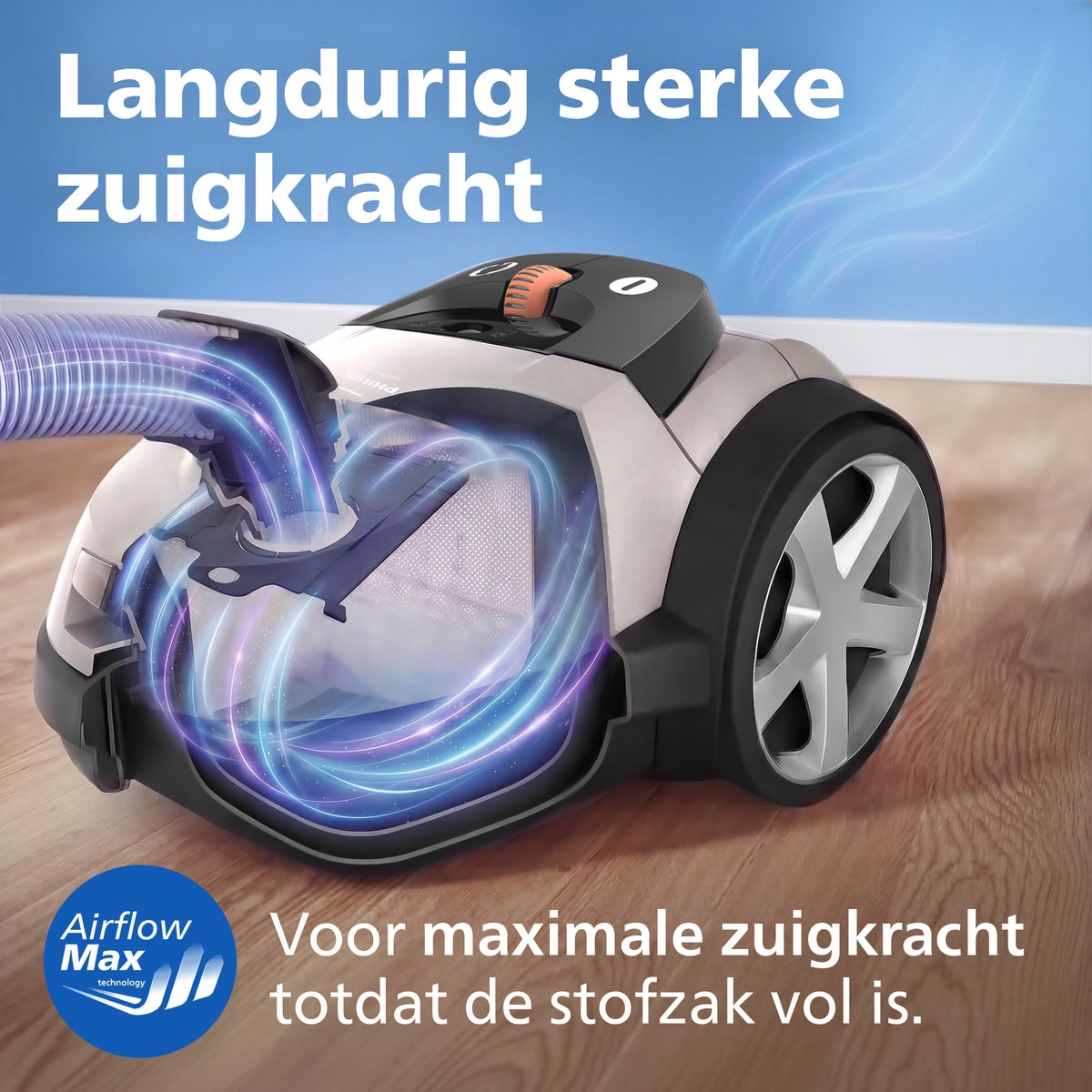 Philips 8000-serie Performer LED Stofzuiger met zak - XD8142/12 — afbeelding 7
