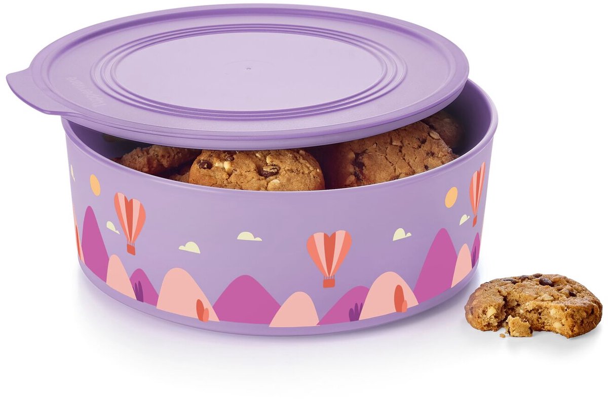 Tupperware Koekjesdoos met opdruk
