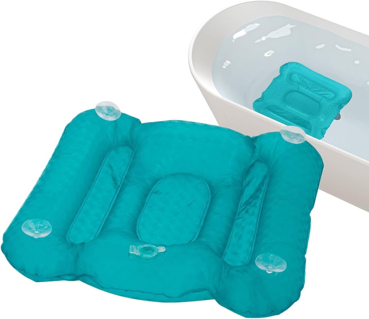 Badkussen Spa - Ontspanningsmat Bad - Comfortabel Baden - Met Zuignappen - 53 x 46 cm