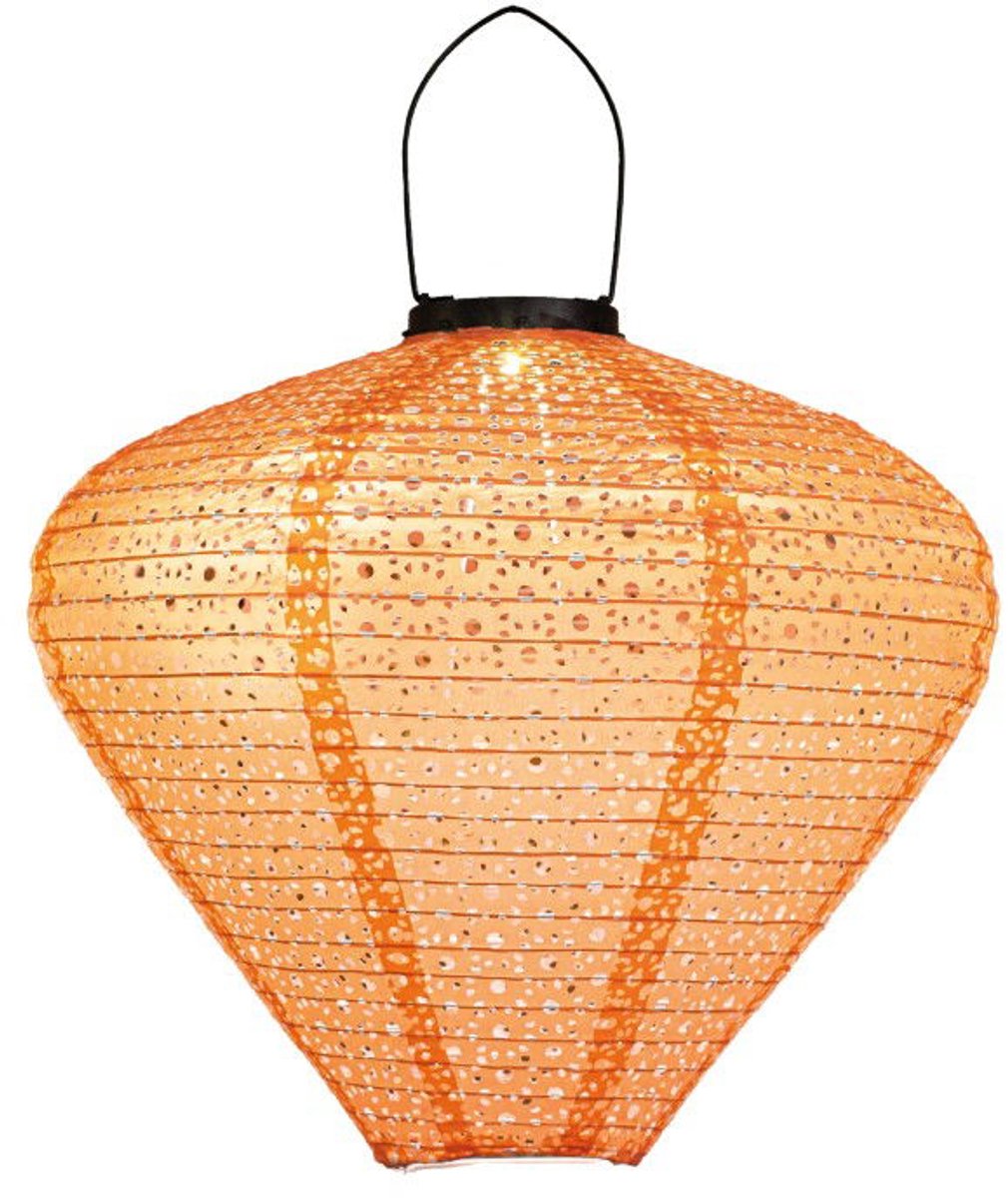 Annas collection - Lampion solar marrakesh 33x29 cm koraal