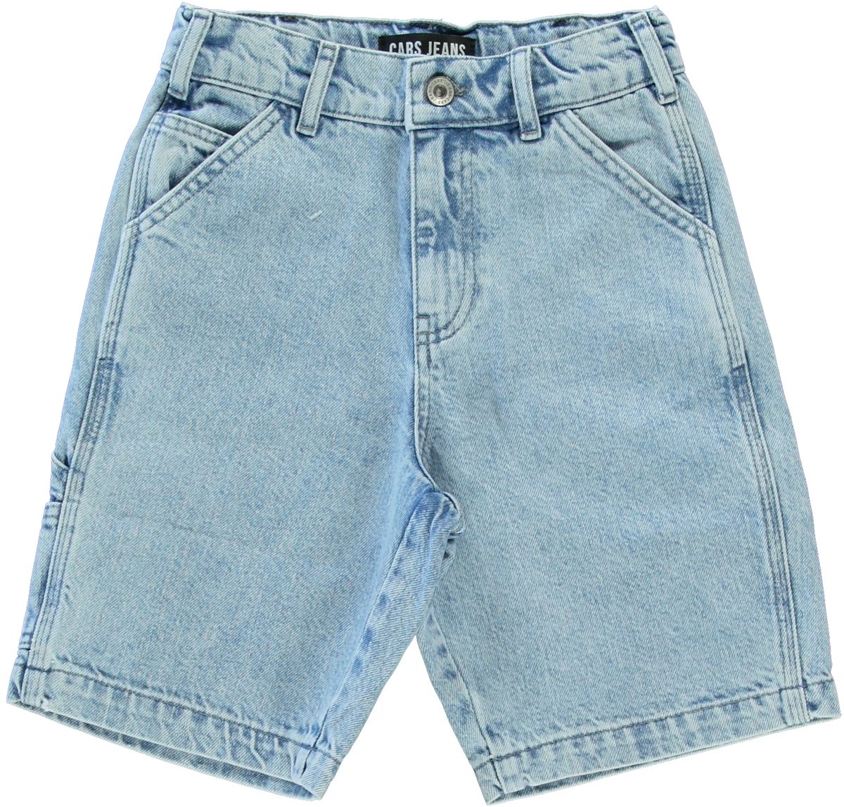 Cars jeans bermuda jongens - bleached used - Carter - maat 140
