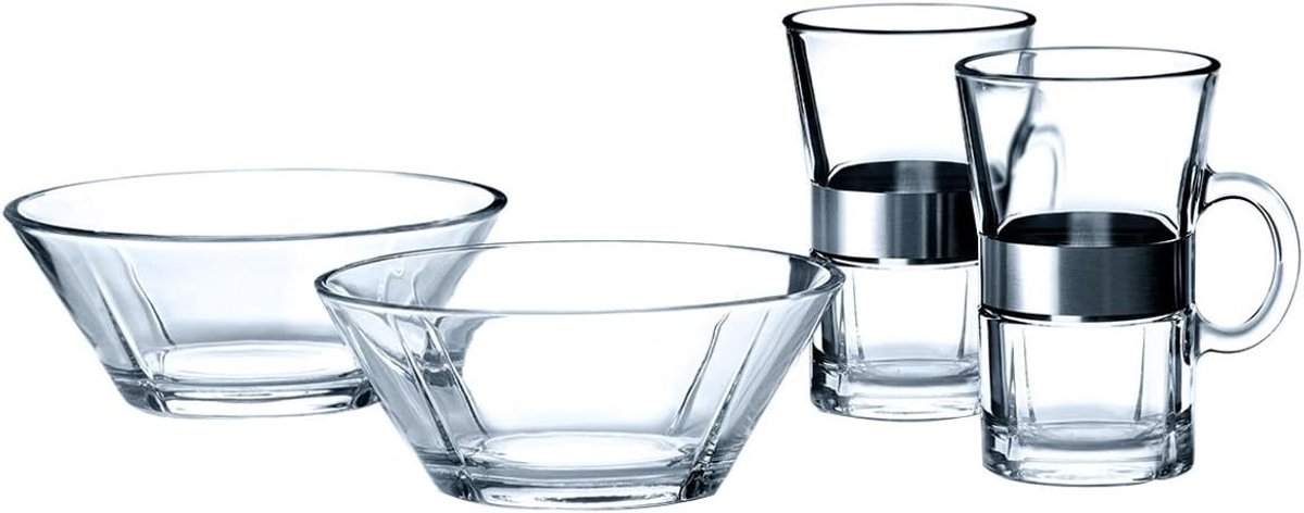 Ontbijtset 4 Delen - Keukengerei Set - Dagelijks Gebruik - Vaatwasmachinebestendig - 1.5 kg
