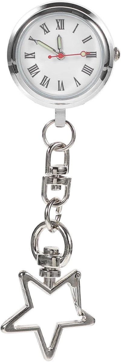 Verpleegstershorloge - Clip horloge - Medisch personeel - Lichtgewicht ontwerp - 9 x 2.8 cm