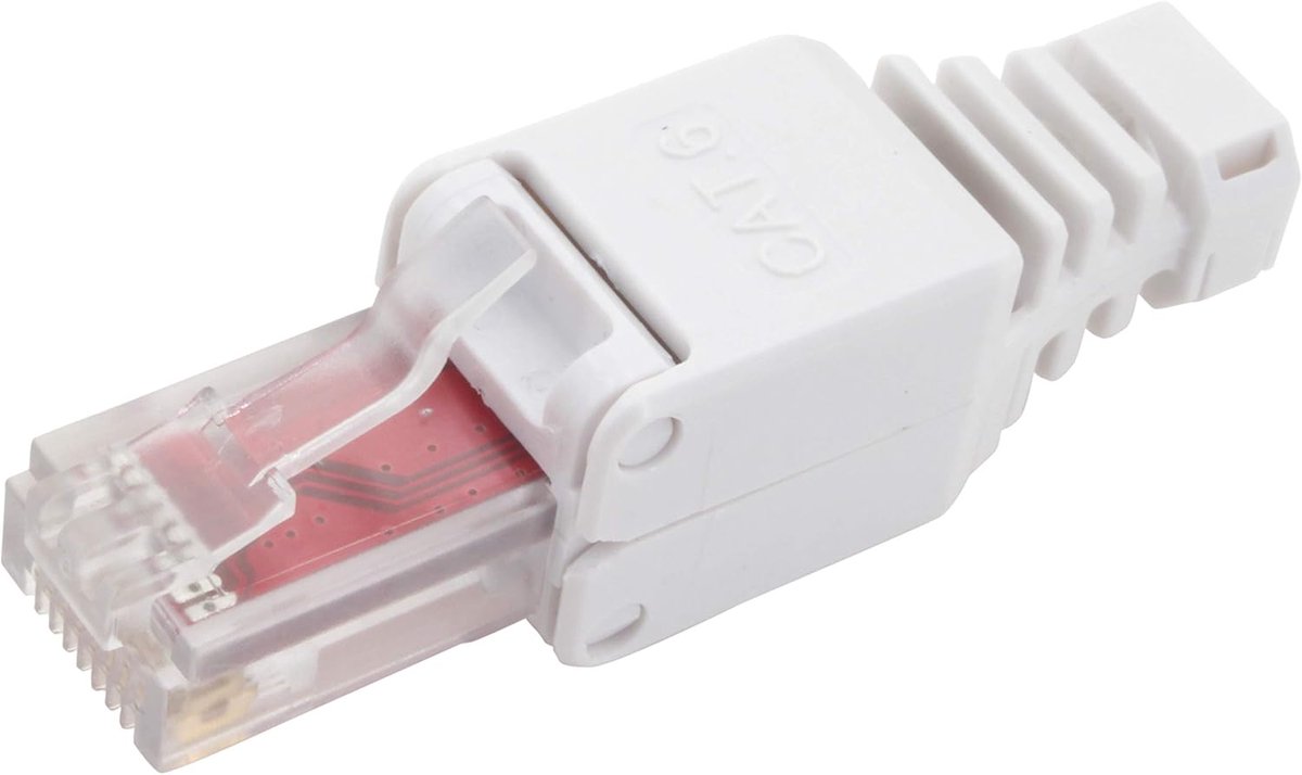 Netwerk Connector - RJ45 Stekker - Netwerk Installatie - Gereedschapsloos Monteren - Cat 6