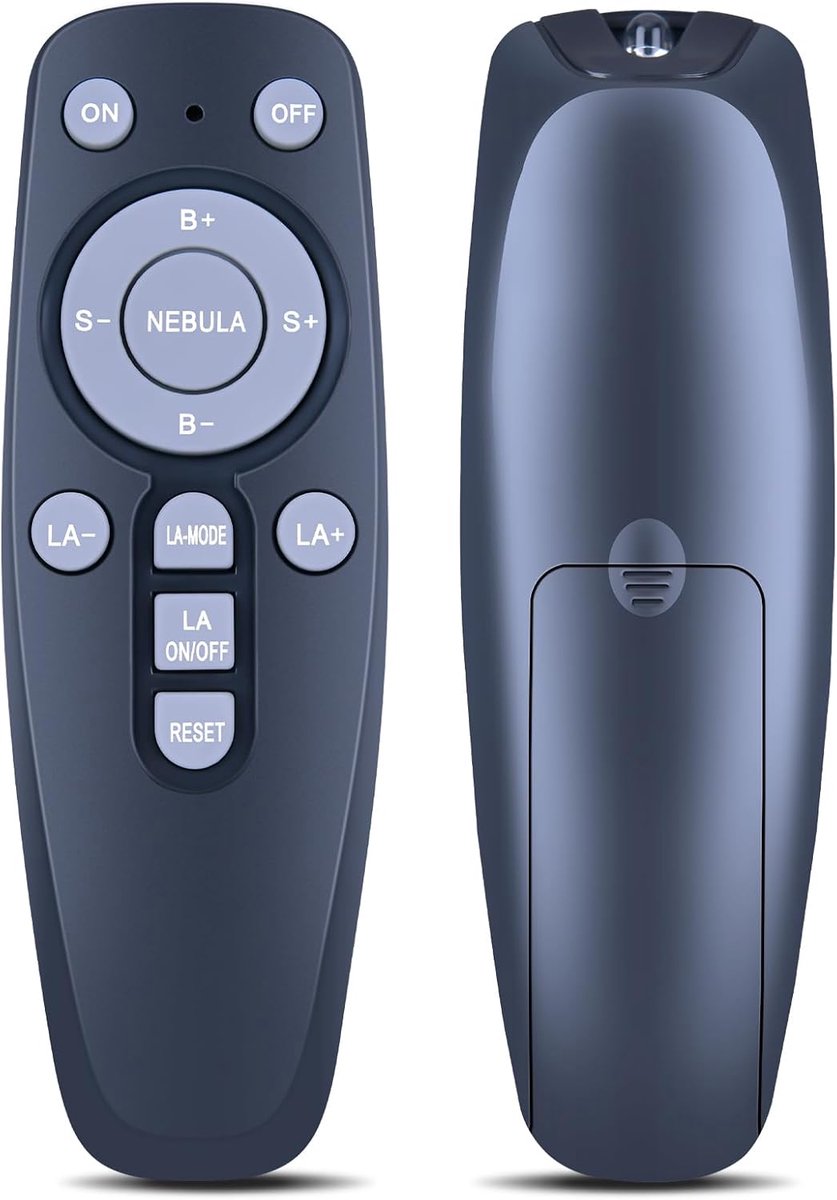Vervangende afstandsbediening - Projector afstandsbediening - Sterrenhemel bedienen - Directe werking geen koppeling - 10 cm lengte - Zwart