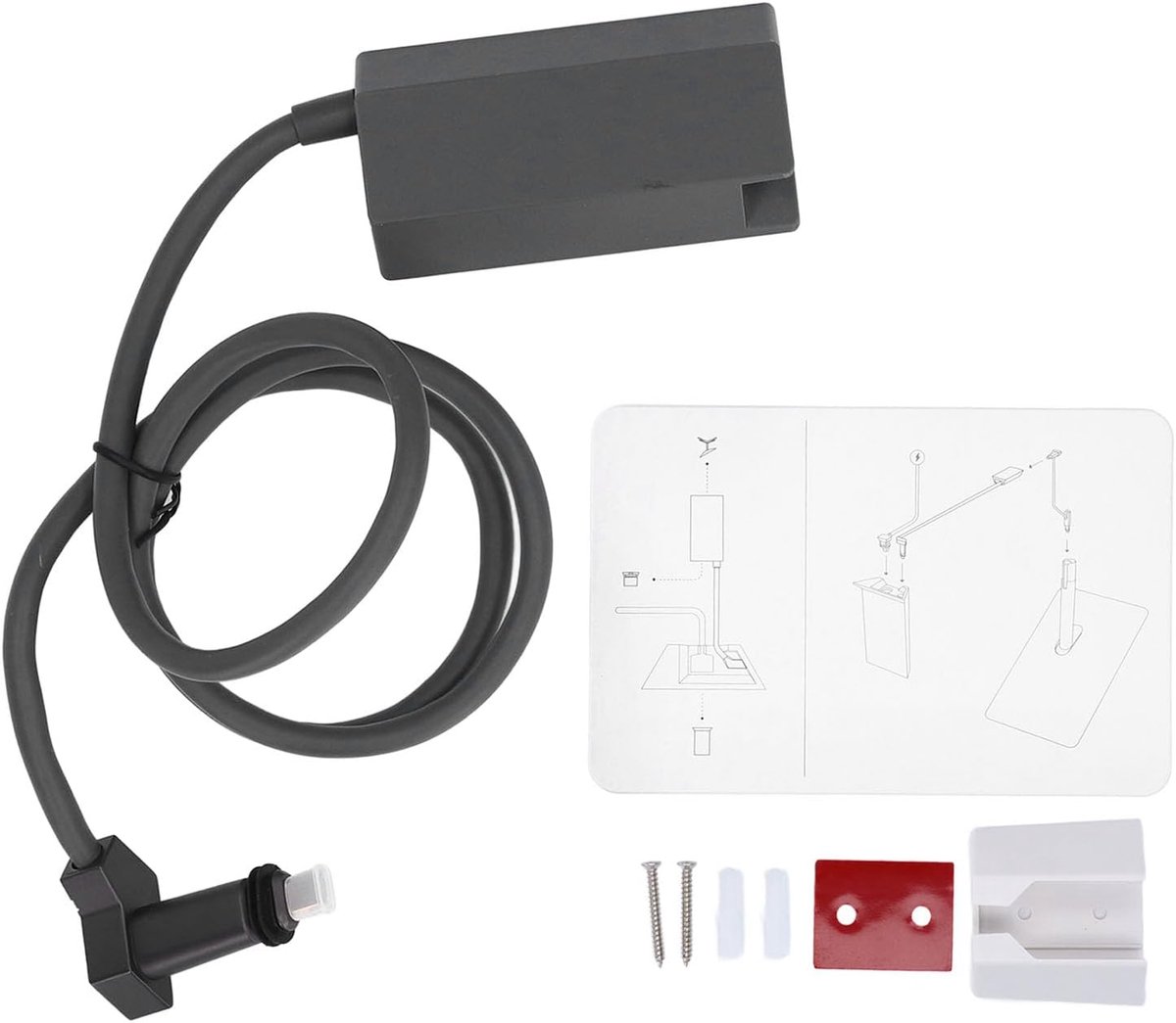 Ethernet Adapter - Netwerk Kabel - Stabiel Internet - 1200Mbps Snelheid - 1 Meter Kabel - Zwart
