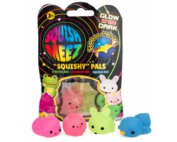 Mochi Squishy Glow in the Dark - 2 Squishies - Dieren - 3 cm groot