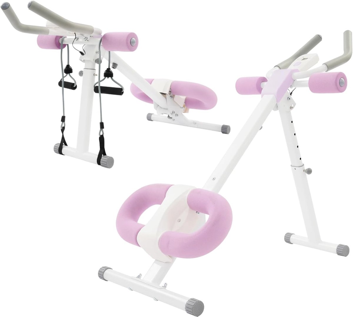 Buikspiertrainer Thuis - Buikspier Trainer - Full Body Training - Opklapbaar LCD Monitor - 114 x 50.5 x 70 cm