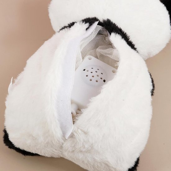 Slapende Panda Knuffel - Zacht Speelgoed - Baby Slaap - Met Muziek Licht - 30cm Groot - Panda — afbeelding 3