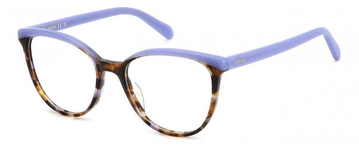 Fossil FOS 7188 Violet blue havana 53/18/140 WOMAN Brilmonturen