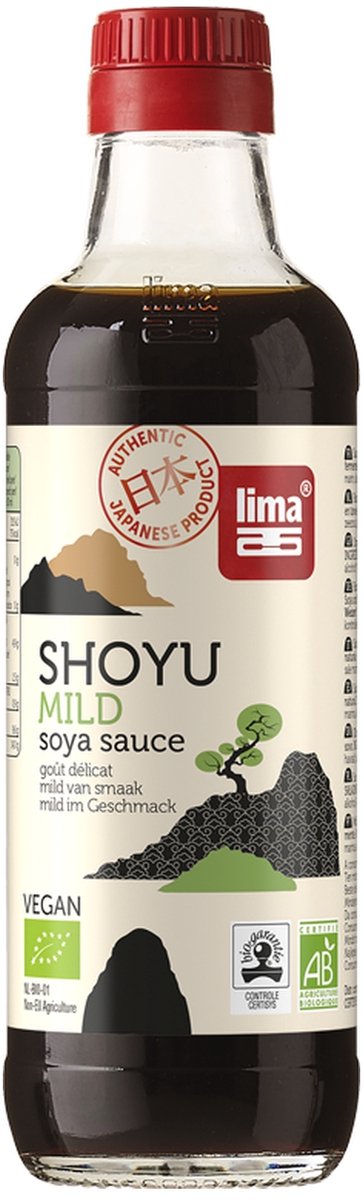 Shoyu milde sojasaus 145 ml|Shoyu mild soya sauce 145 ml|Sauce soja douce Shoyu 145 ml