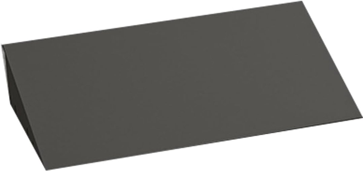 Drempelhelling - Oprijplaat Rolstoel - Drempels Overbruggen - Antislip PVC Materiaal - 50 x 10 x 3 cm - Zwart