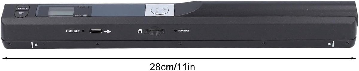 Draagbare Handscanner - Documentscanner voor Bedrijven Foto's Afbeeldingen - A4 Foto's Boeken Bonnen - 900 DPI JPG/PDF-formaat - Zwart . thumbnail 4