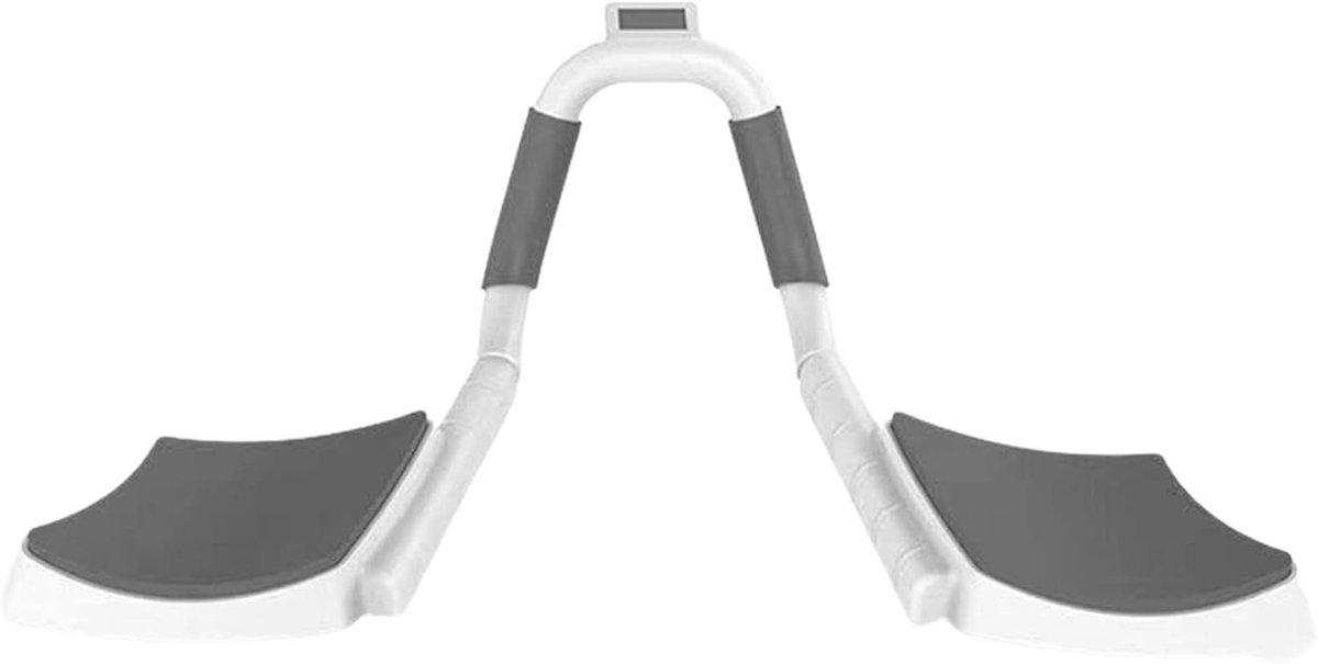 Buikspier Trainer - Core Trainer Fitness - Thuis Kracht Opbouwen - Geïntegreerde Timer Functie - 52x32x15cm - Wit