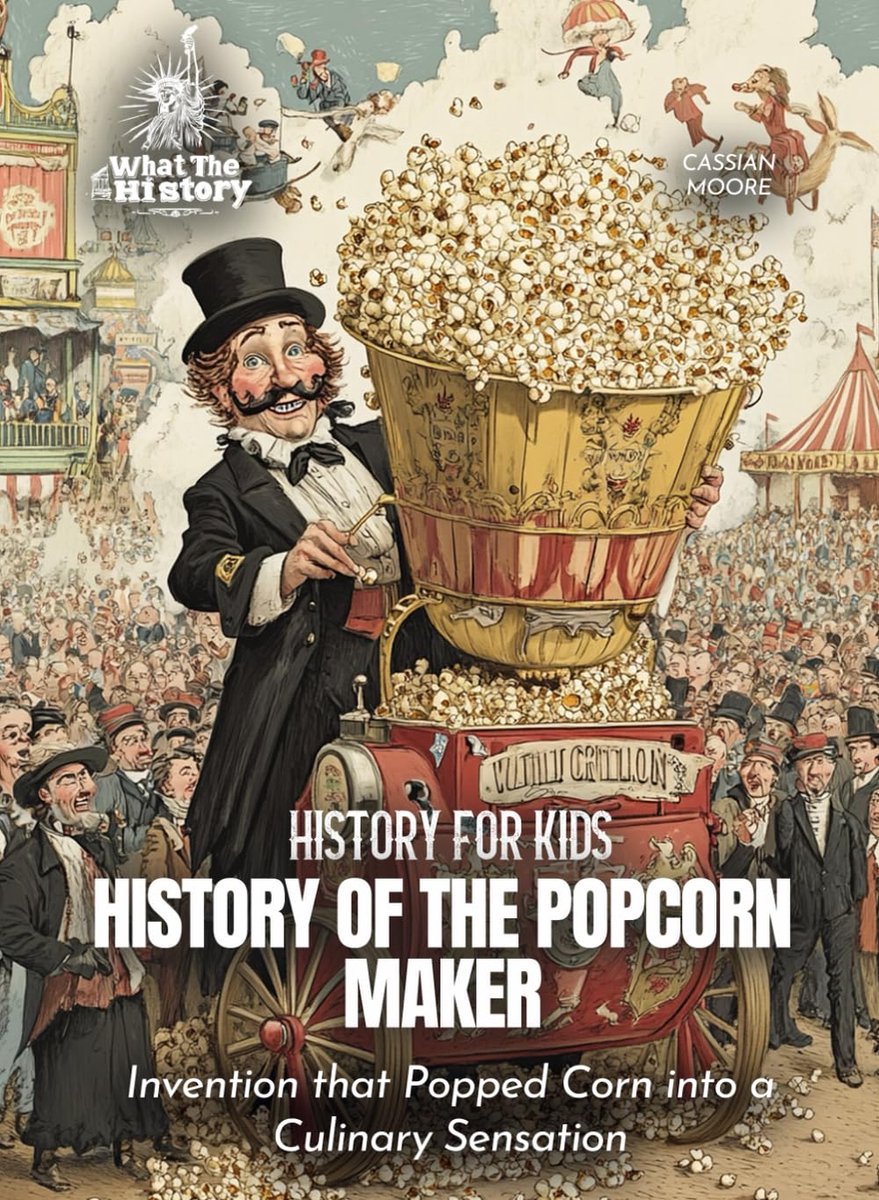 Geschiedenis Popcornmaker - Boek Uitvinding - Kinderen Leren - Fascinerende Verhalen - 106 Pagina's