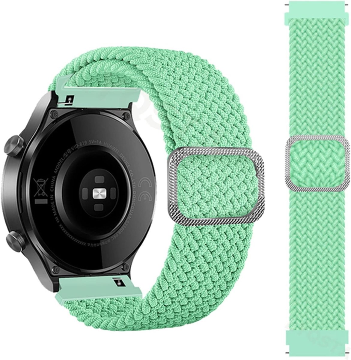Polsband - Horlogeband - Sportactiviteiten - Verstelbare Lengte - Voor 42 mm - Mintgroen