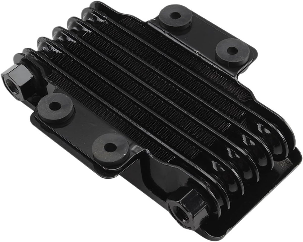 Motor Oliekoeler - Universele Radiator - Motor Koeling - Duurzaam Aluminium - Zwart