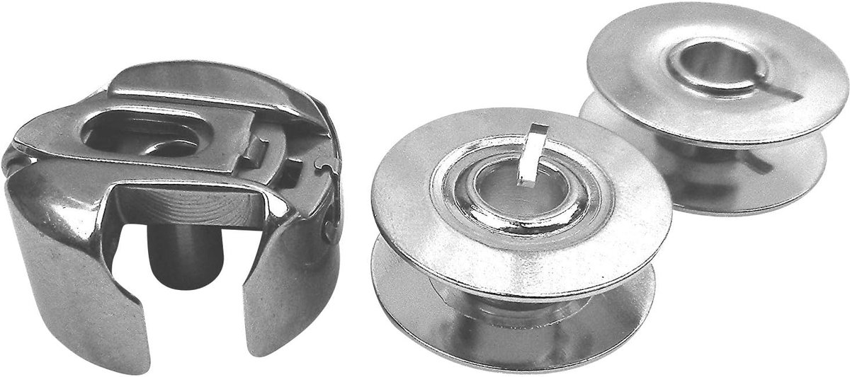 Spoelcapsule Naaimachine - Reserve Spoelen - Naaiwerk - Set van 3 - Metaal