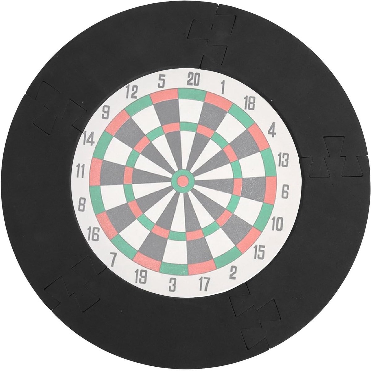 Dartbord Surround - Wandbeschermer Ring - Muren Beschermen - 5-Delige Splicing - 204 cm - Meerkleurig
