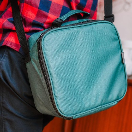 Thermo Lunchbox - Isolatie Tas - Maaltijd Transport - Lekbestendig Luchtdicht - 22 x 24 x 9 cm - Groen van thermo — afbeelding 3