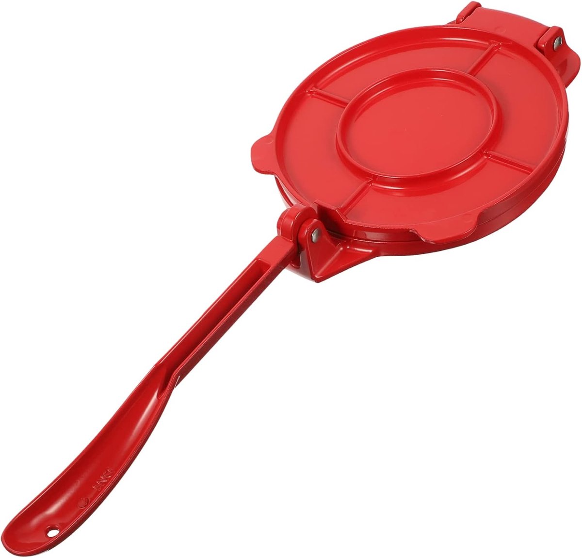 Deeg Pers - Tortilla Maker - Plat Brood Maken - Non-stick Oppervlak - 42 x 165 cm - Rood