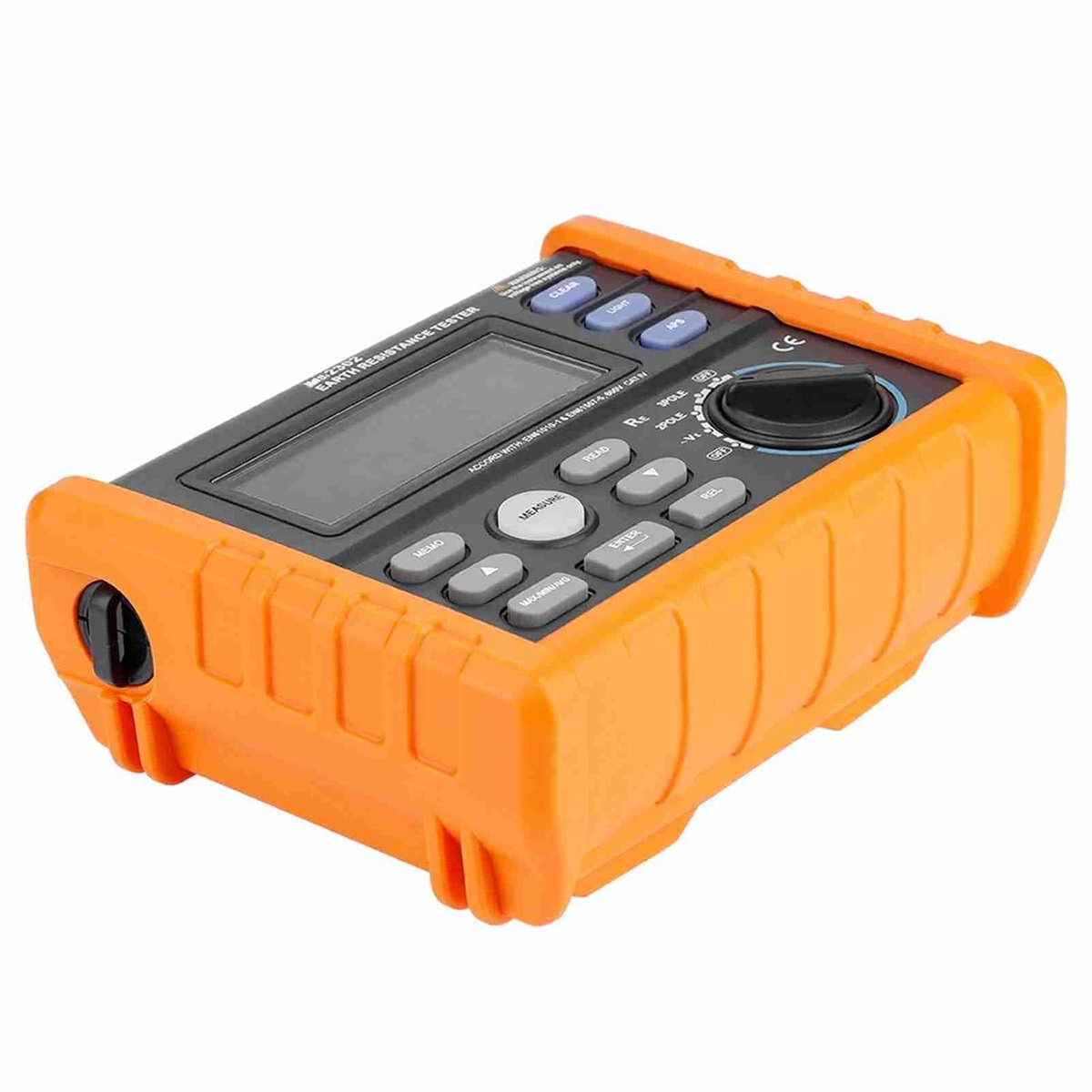 Weerstandsmeter - Aardingstester Isolatiemeter - Elektrische Inspectie - LCD Achtergrondverlichting - 0-4k Ohm