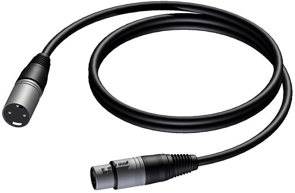 XLR Kabel - Microfoonsnoer - Professioneel Geluid - Gebalanceerde Signaaloverdracht - Zwart