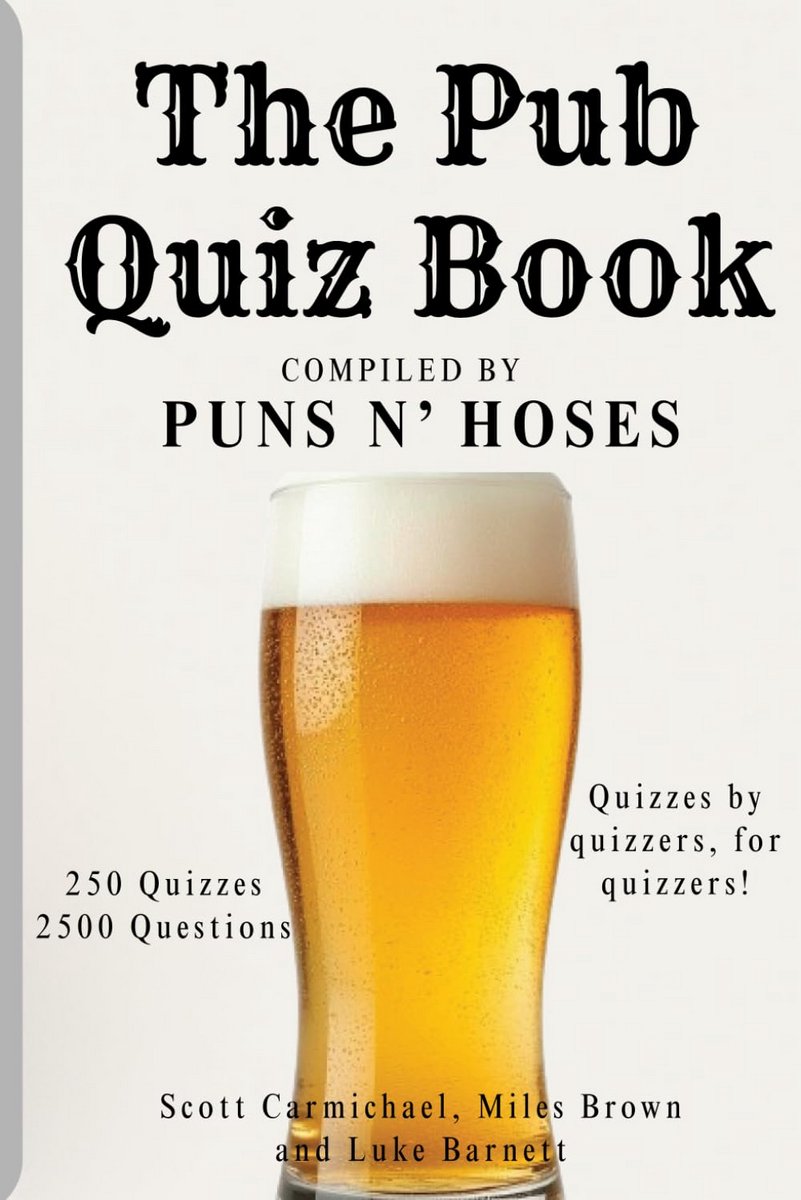 Uitgebreid Pub Quiz Boek met 250 Ronden en 2500 Trivia Vragen