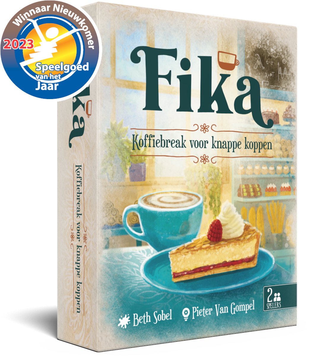 Fika - Kaartspel voor 2 personen - Geïllustreerd door Beth Sobel - Speelgoed van het Jaar 2023
