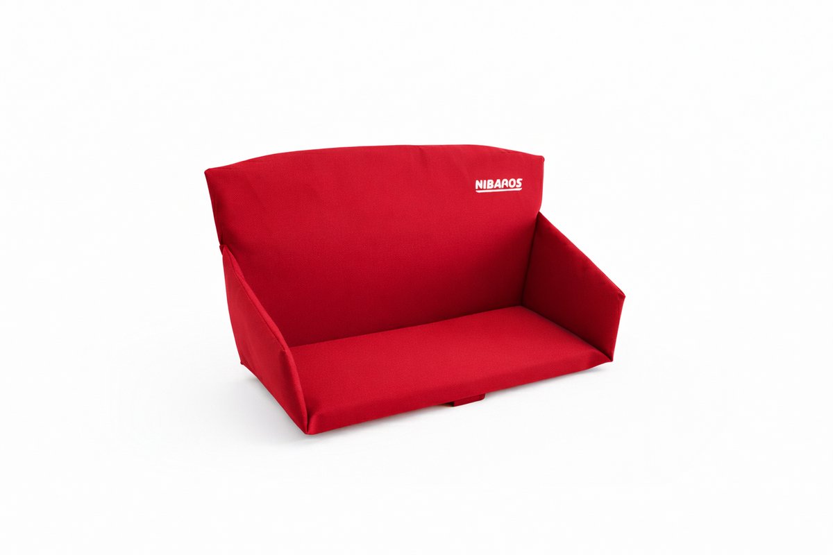 Nibaros Bakfietskussen voor BaksietsNL-rood