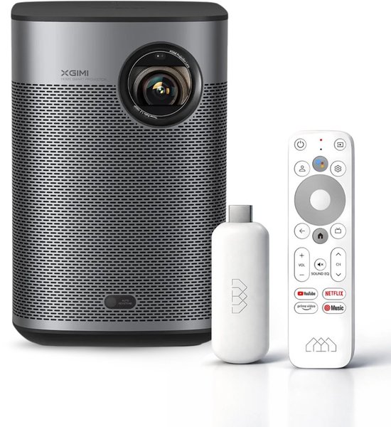 XGIMI Halo+ Draagbare Smart Beamer 700 ISO Lumen Full HD Beeld 4K Google TV Streaming Harman Kardon Speakers