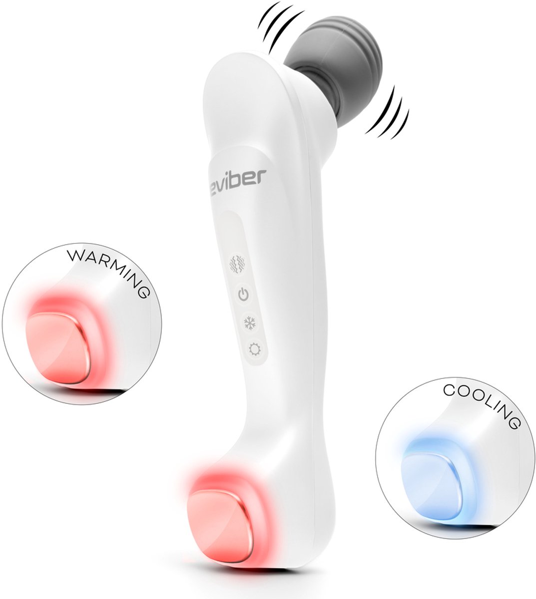 Reviber RV-MADB Deep Tissue Body Massage - Warm & Koud - vibratiemassage